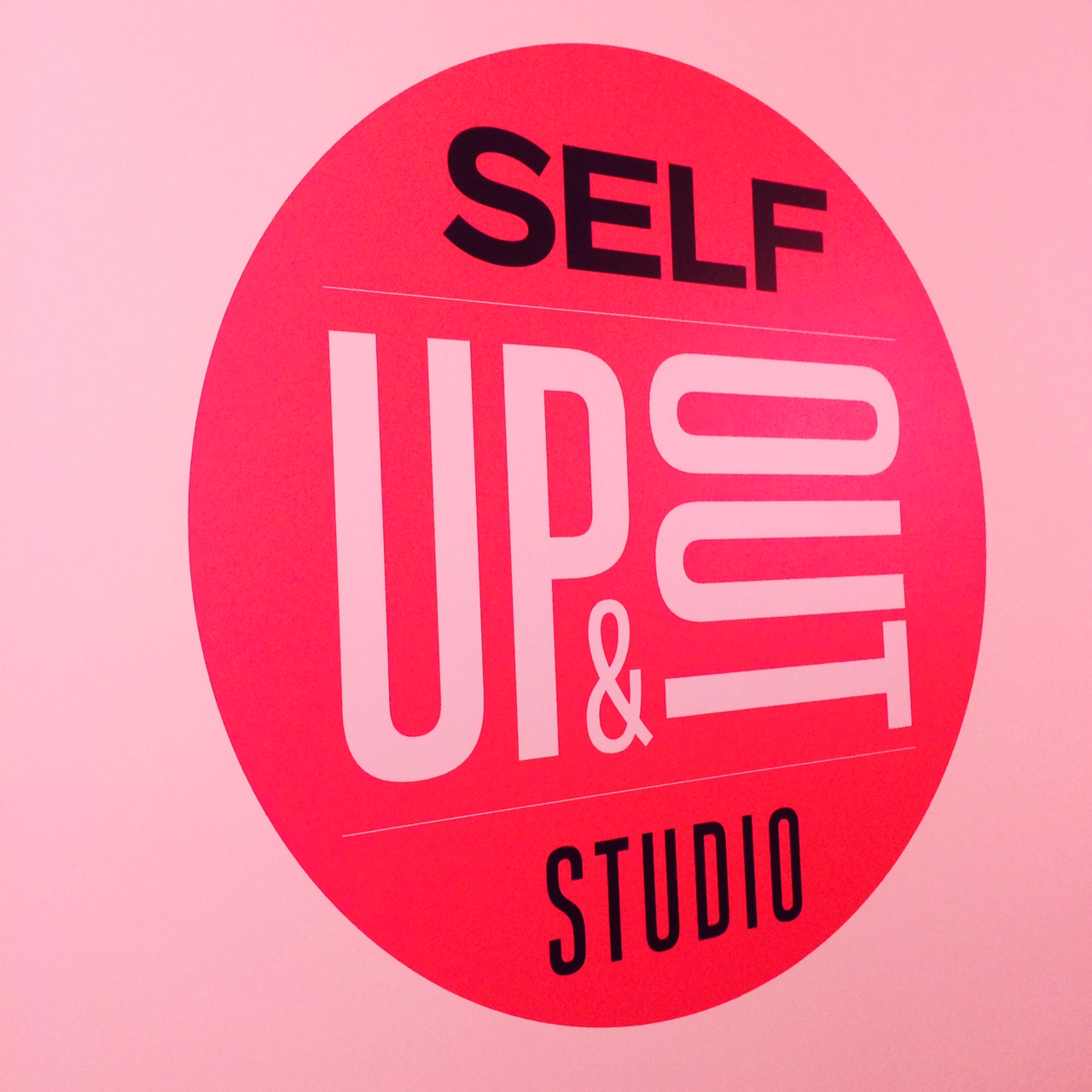 self up and out logo