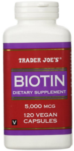 cold weather beauty essential Trader Joes Biotin